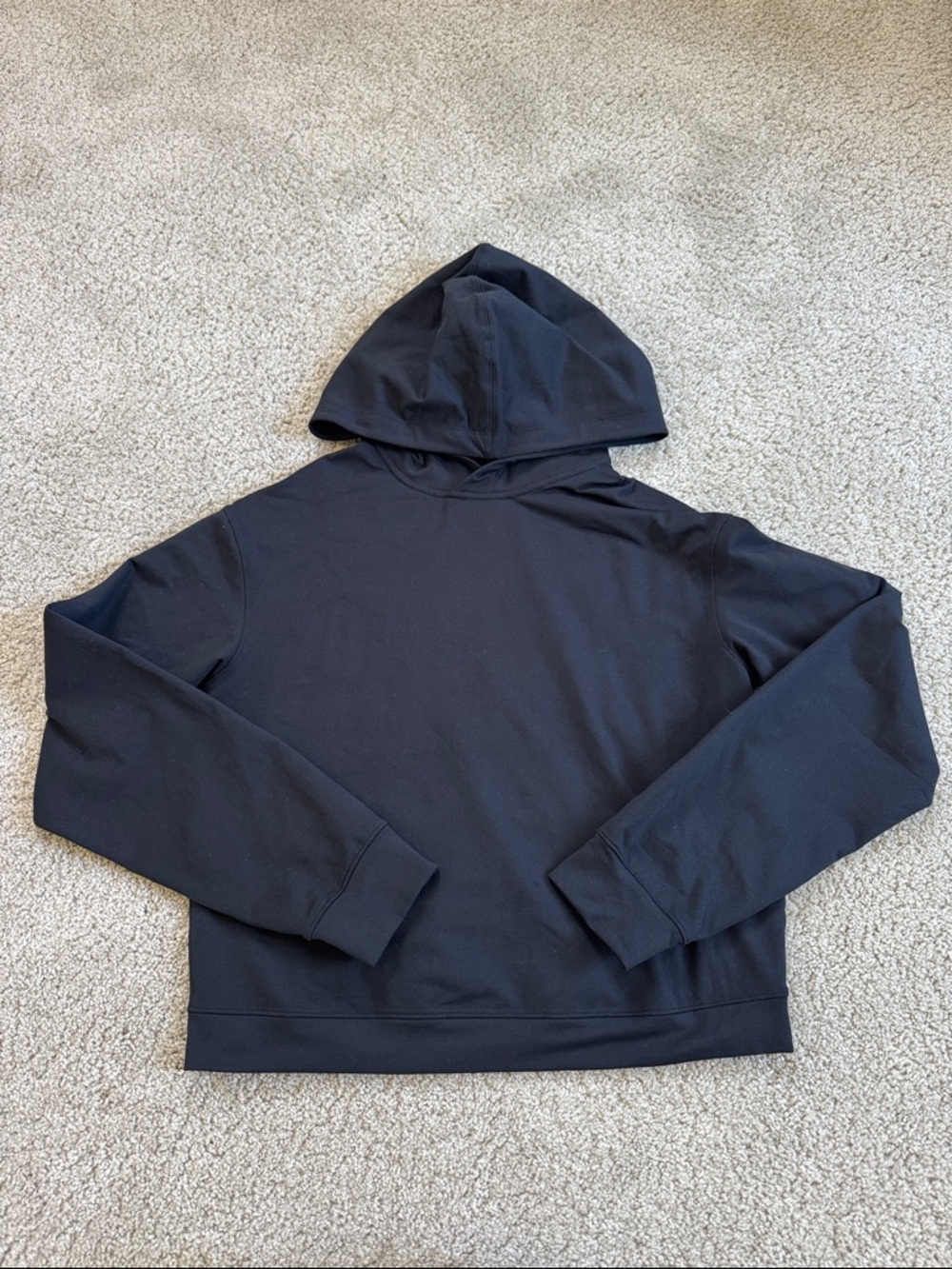 LULULEMON Black Hooded Pullover 4/XS